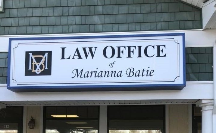 law Office of Marianna Batie Signage